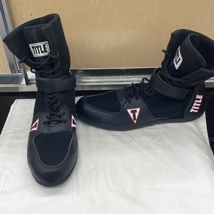 TITLE BOXING Speed-Flex Encore Mid Boxing Shoes, Black size 13. KEA
